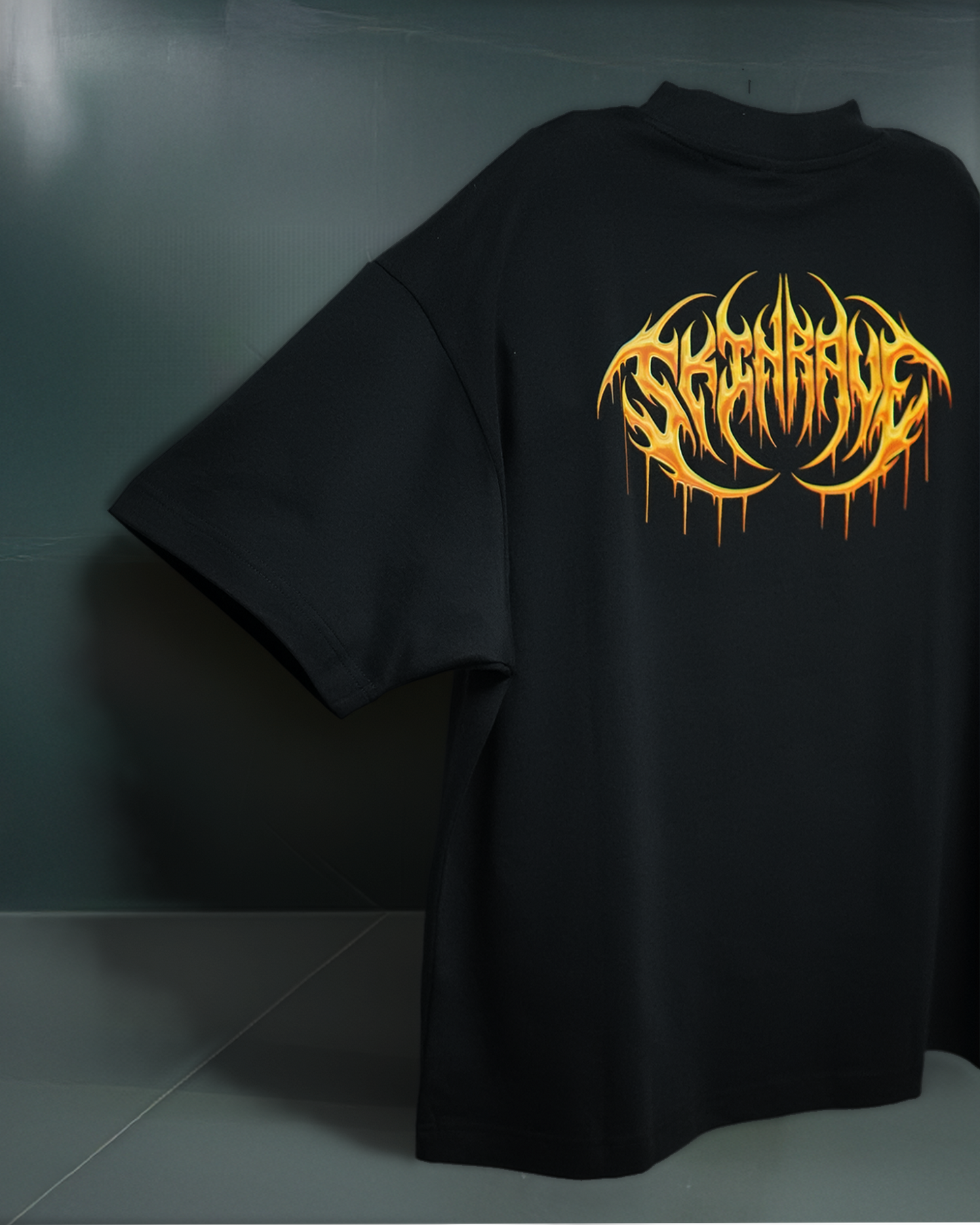 SKINRAVE Tee // MELTED ORANGE // The Manifesto _02