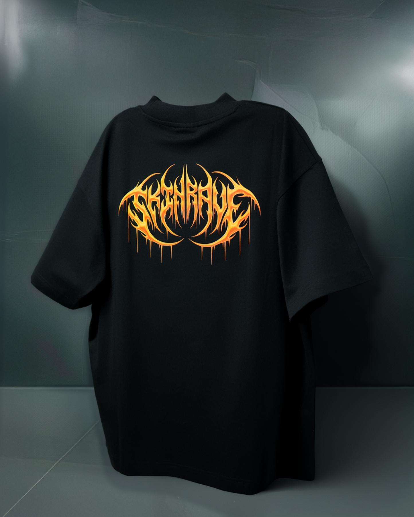 SKINRAVE Tee // MELTED ORANGE // The Manifesto _02