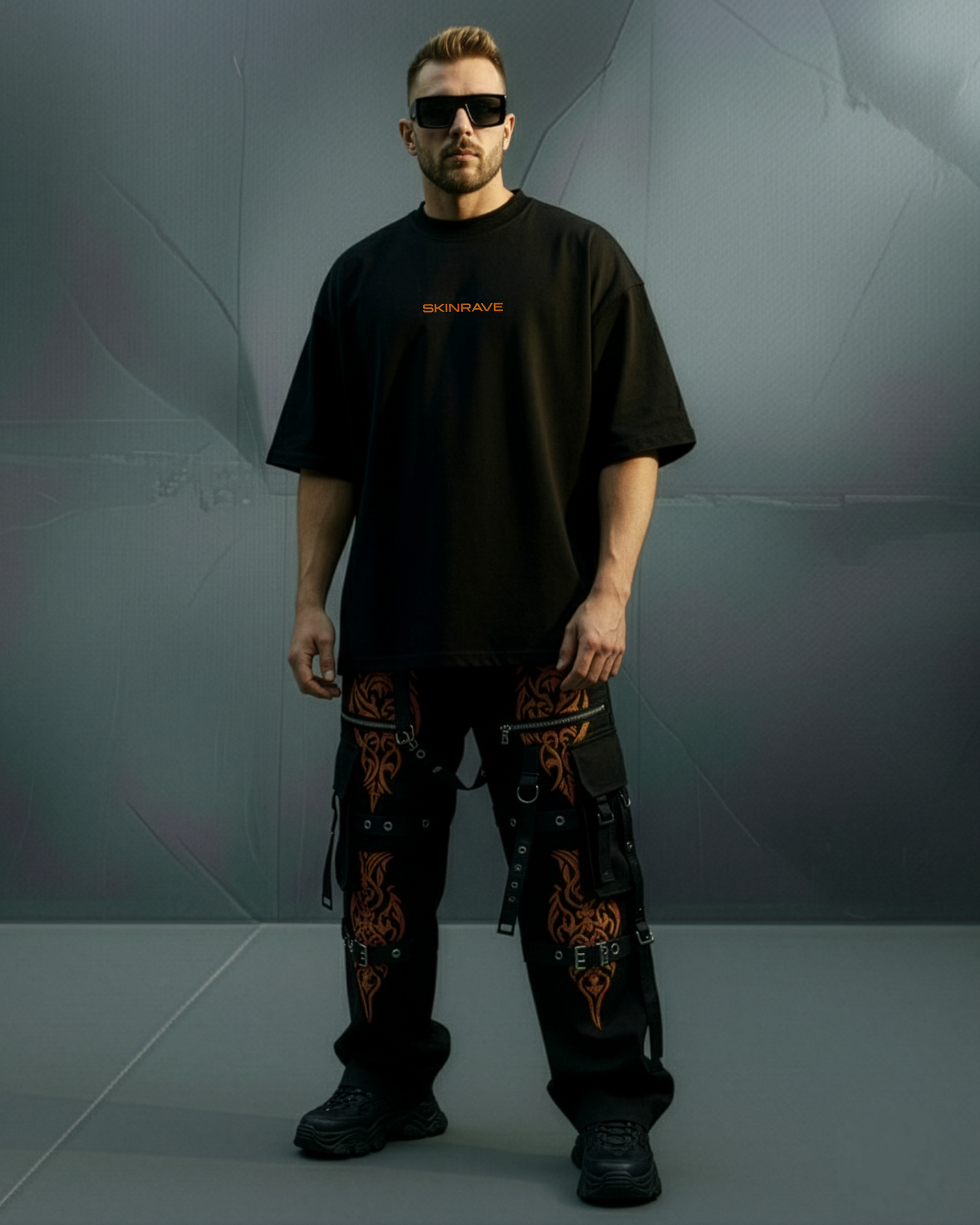 SKINRAVE Tee // MELTED ORANGE // The Manifesto _02