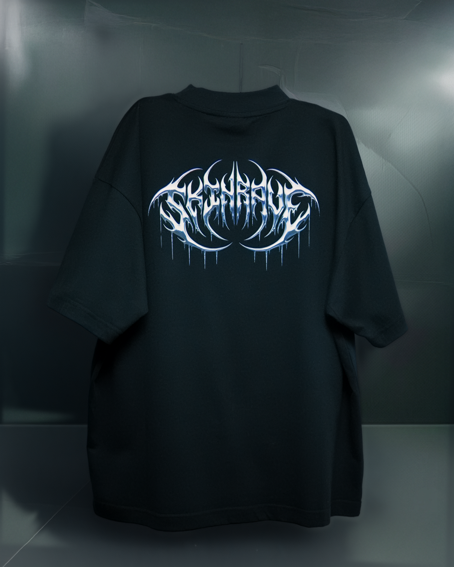 SKINRAVE Tee // MELTED METAL GREY // Industrial Awakening_01