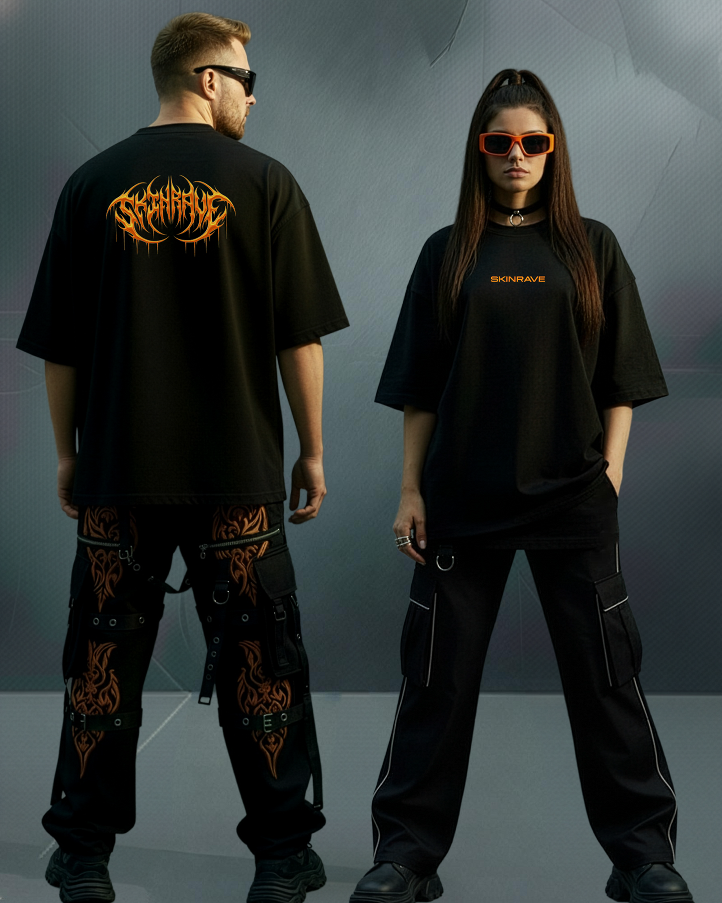 SKINRAVE Tee // MELTED ORANGE // The Manifesto _02