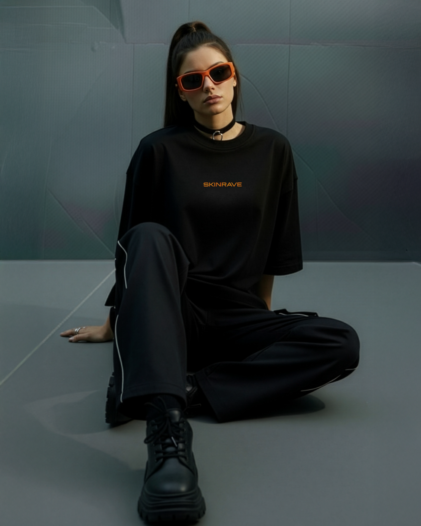SKINRAVE Tee // MELTED ORANGE // The Manifesto _02