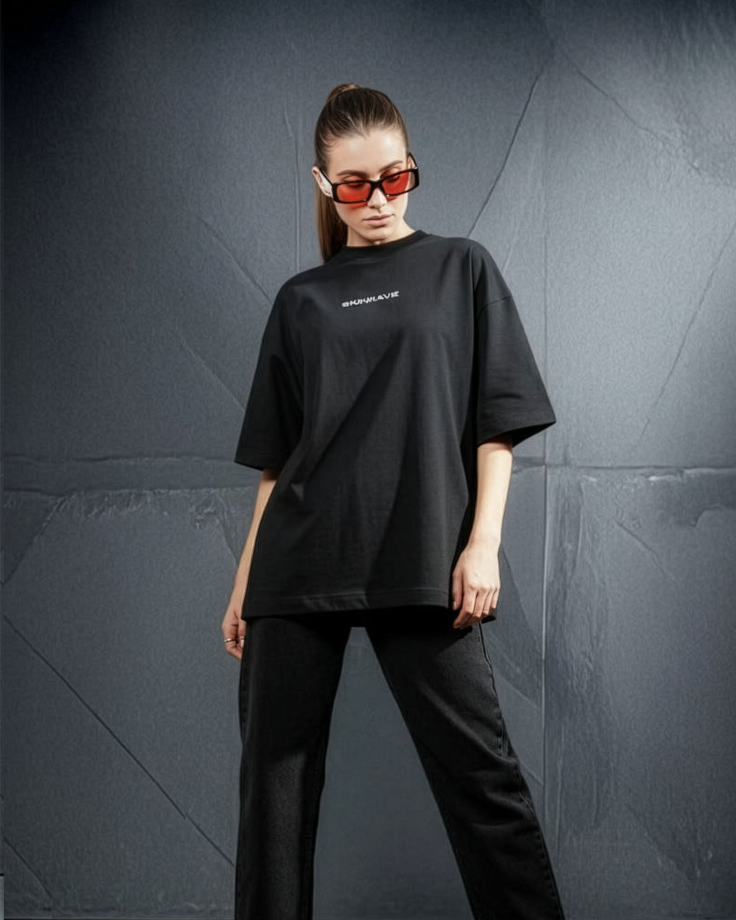 SKINRAVE Tee // ELECTRIC BLUE // Industrial Awakening_01