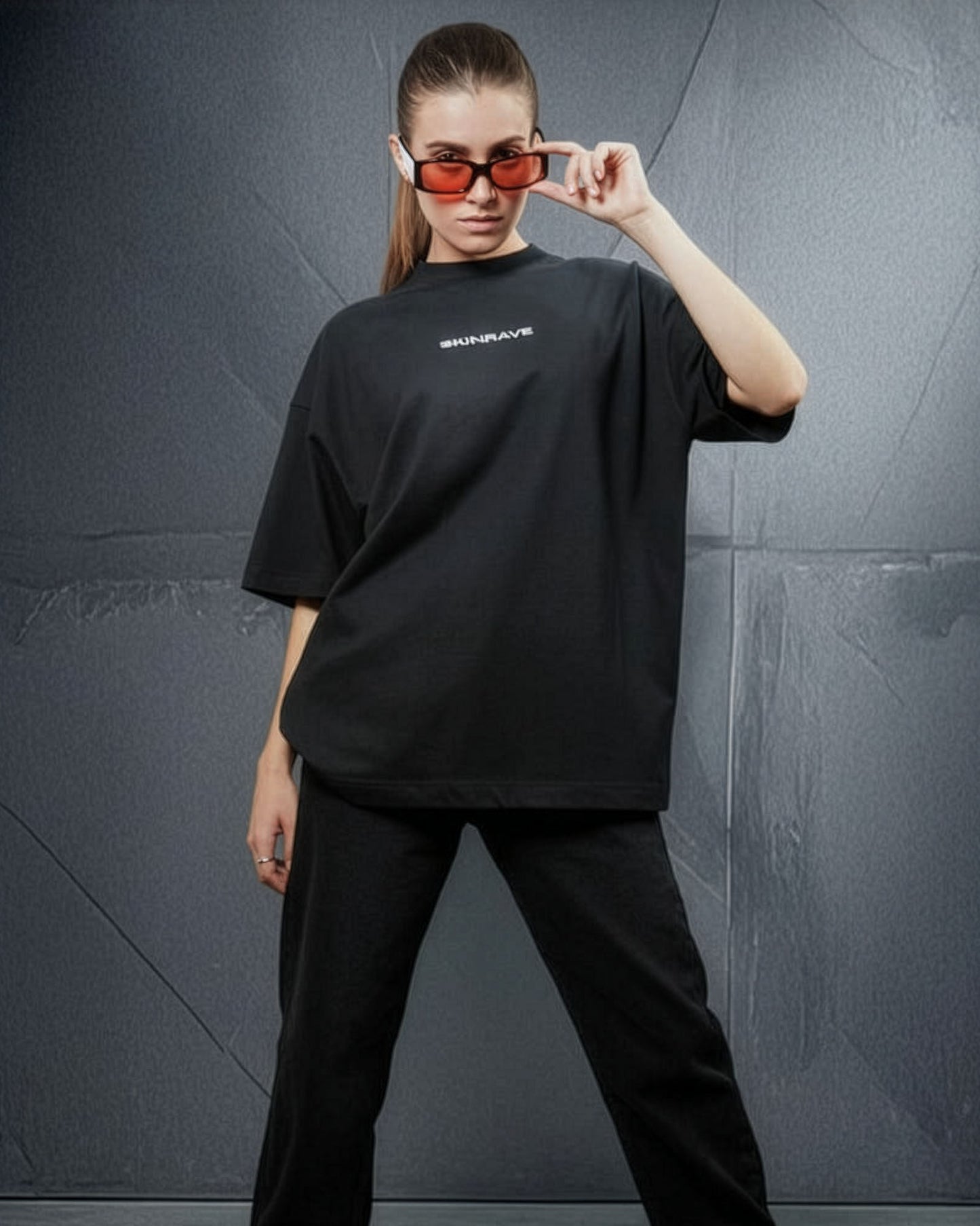SKINRAVE Tee // ELECTRIC BLUE // Industrial Awakening_01