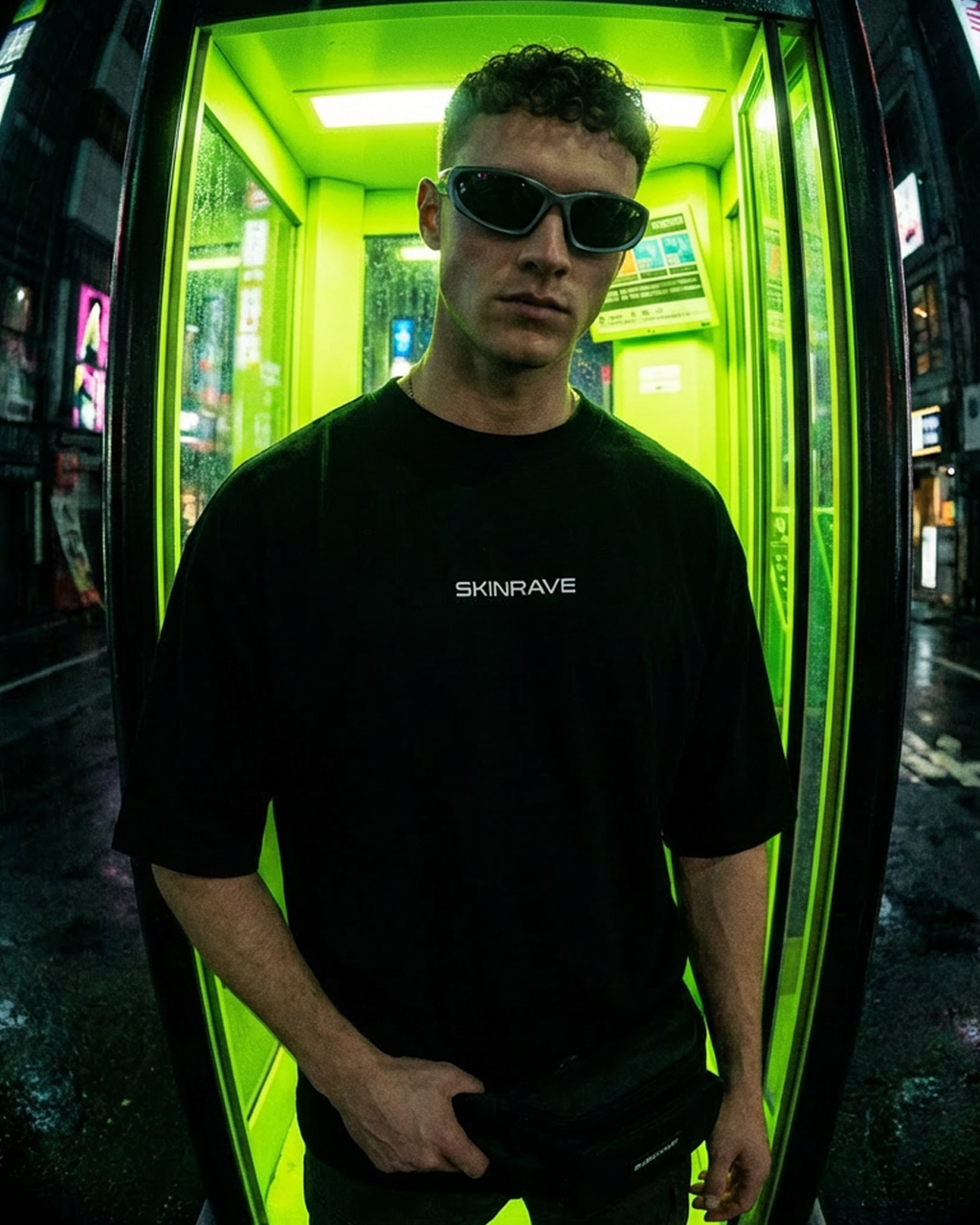 SKINRAVE Tee // KICKCORE GREY // The Manifesto