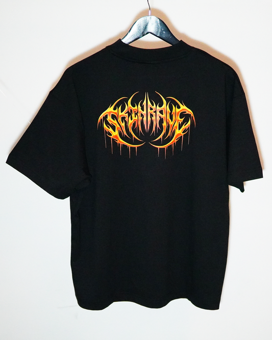 SKINRAVE Tee // MELTED ORANGE // The Manifesto