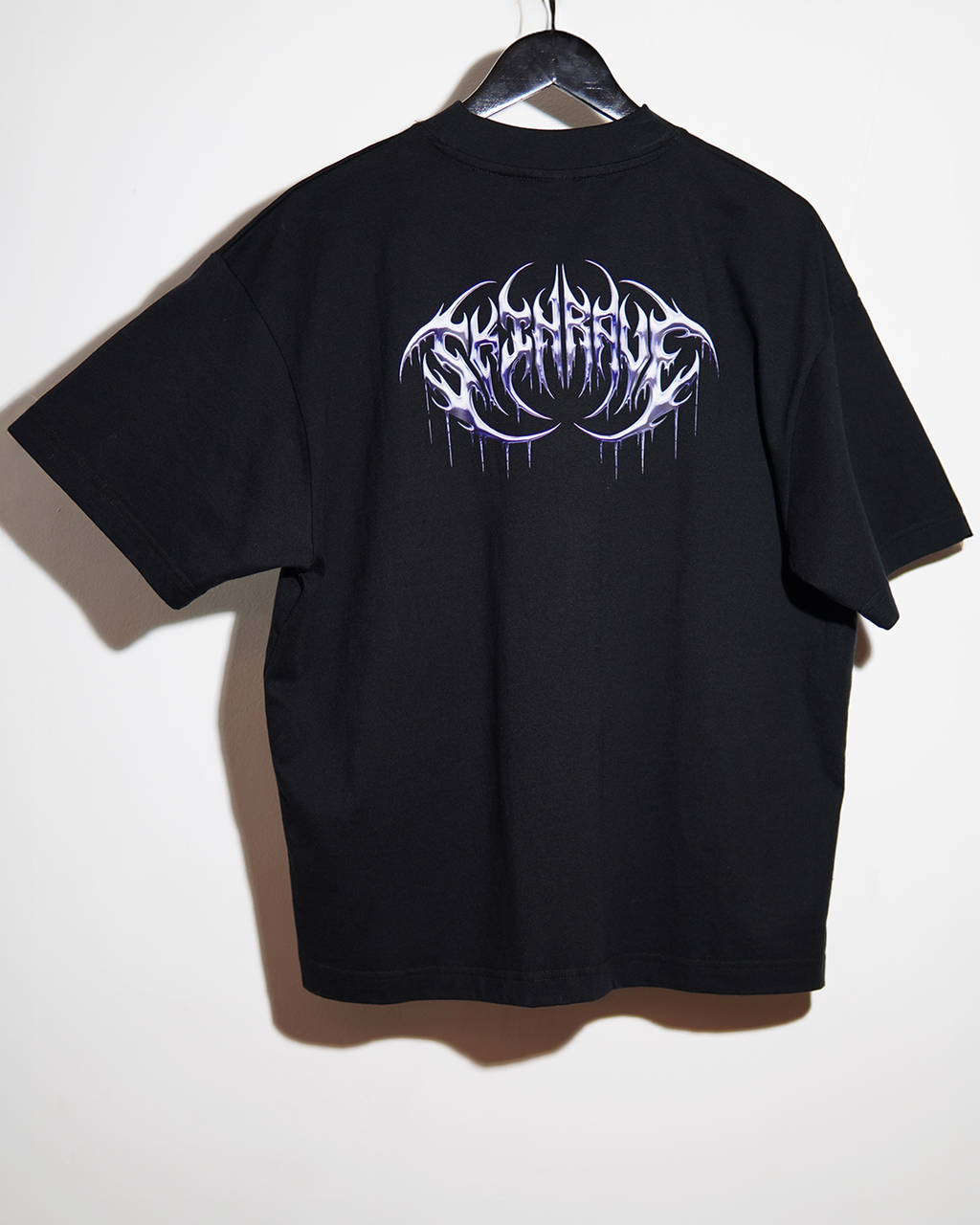 SKINRAVE Tee // MELTED METAL GREY // Industrial Awakening