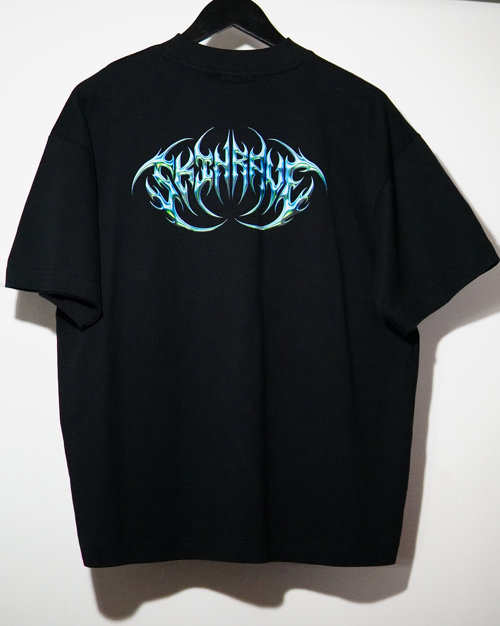 SKINRAVE Tee // ELECTRIC BLUE // Industrial Awakening