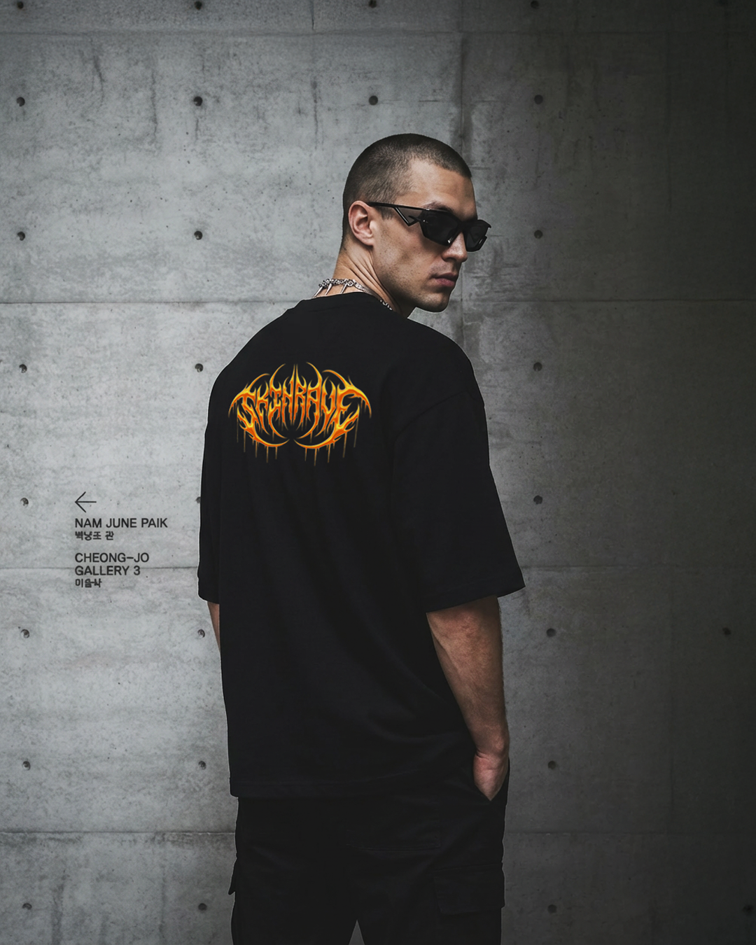 SKINRAVE Tee // MELTED ORANGE // The Manifesto