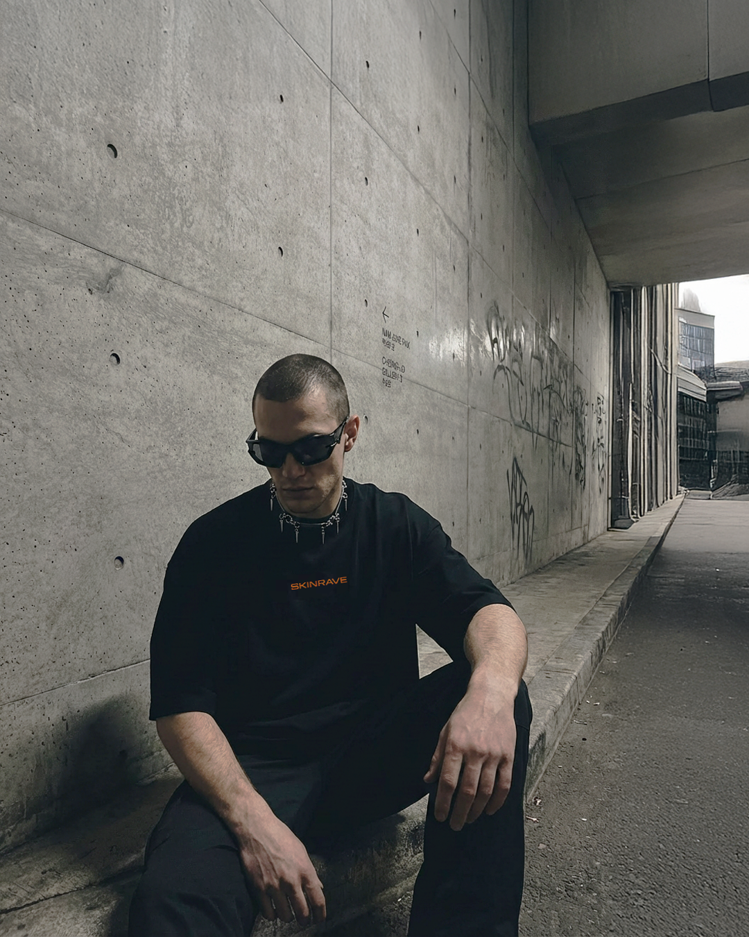 SKINRAVE Tee // MELTED ORANGE // The Manifesto